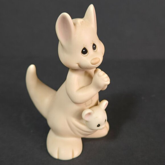 Precious Moments Hello World Porcelain Kangaroo & Joey 1988 Samuel Butcher - Picture 1 of 10